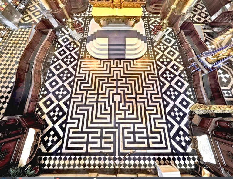 Cathédrale de Saint Omer Labyrinthe