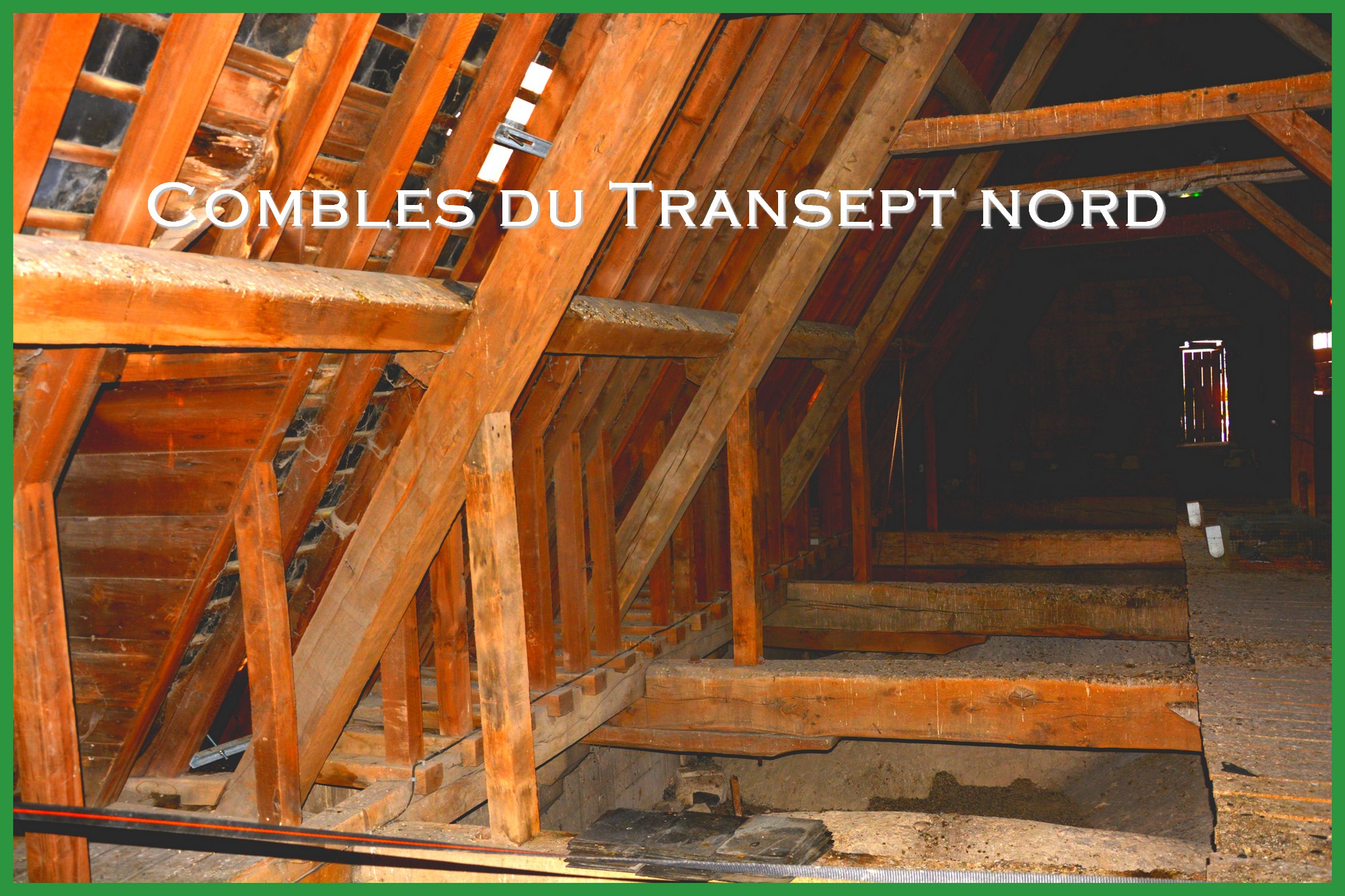 Combles du Transept nord