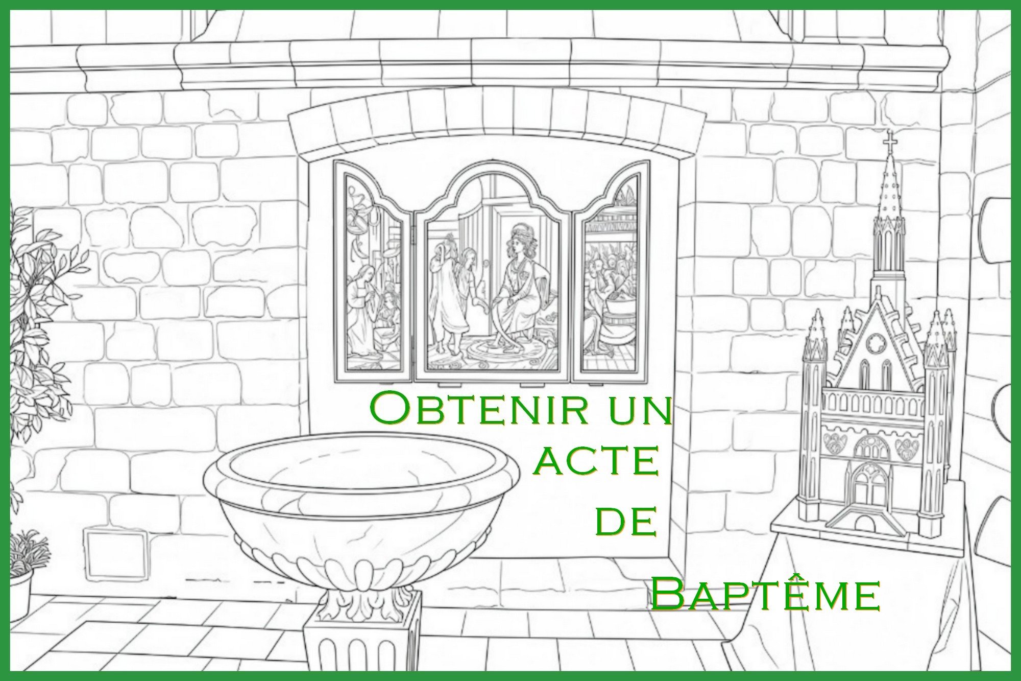 Obtenir un acte de Baptême