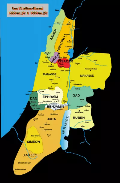 12 tribus d'Israel