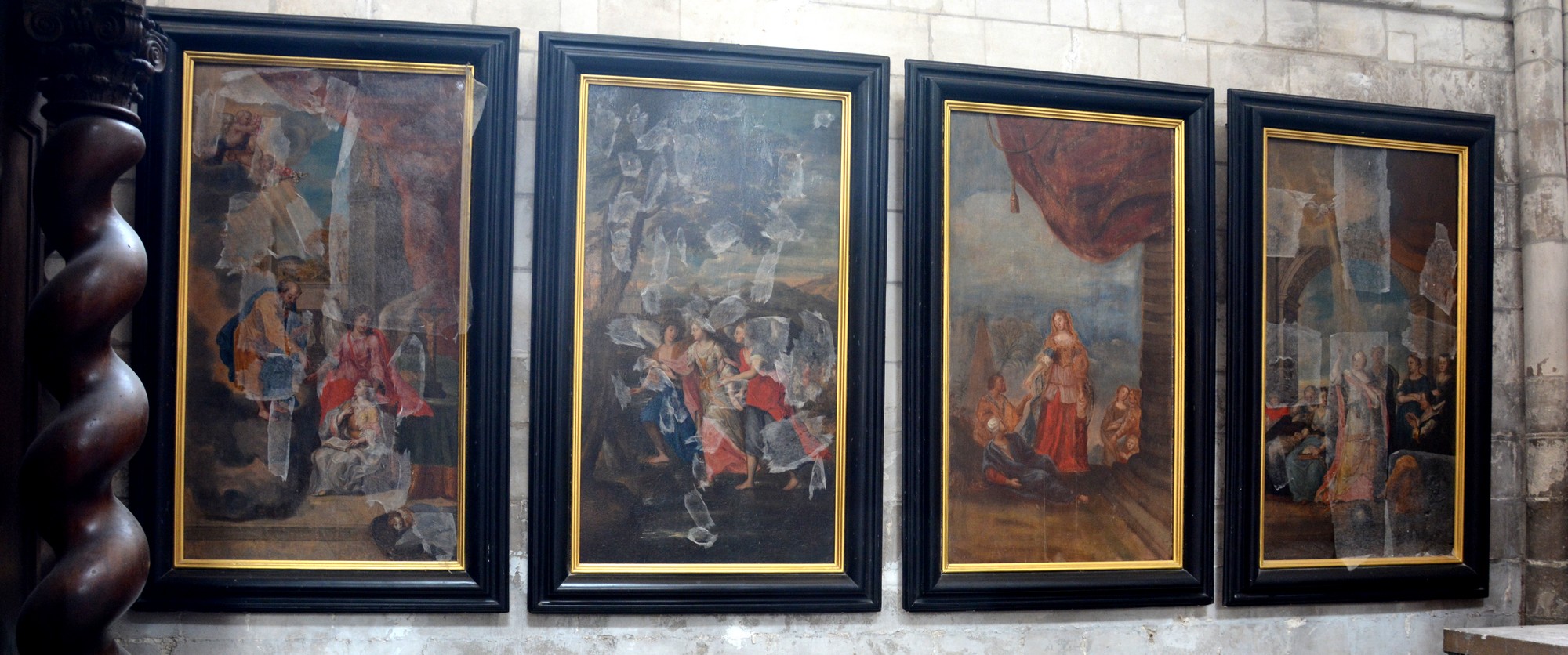 Cathédrale de Saint-Omer - Tableau  L'ADORATION DES MAGES - chapelle de saint Maxime