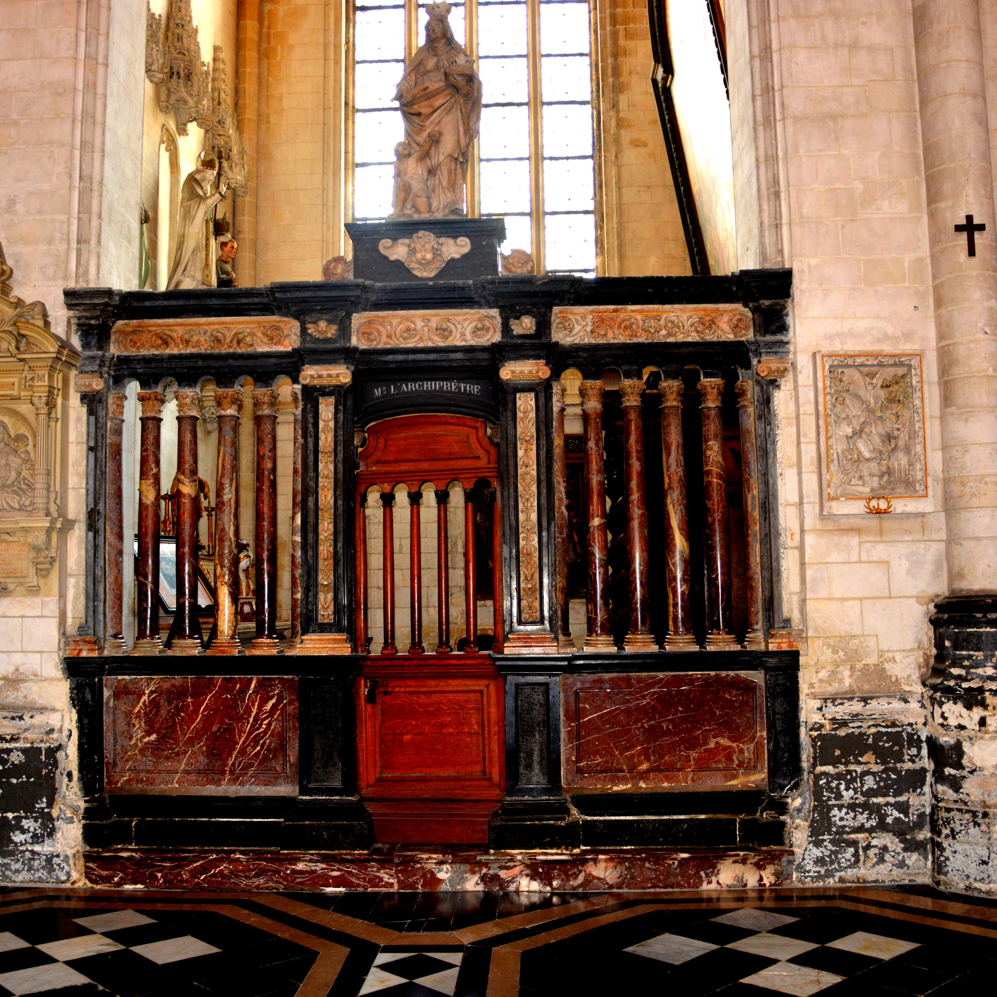 Cathédrale de Saint-Omer - Chapelle Sainte Aldegonde-Saint Denis, cloture