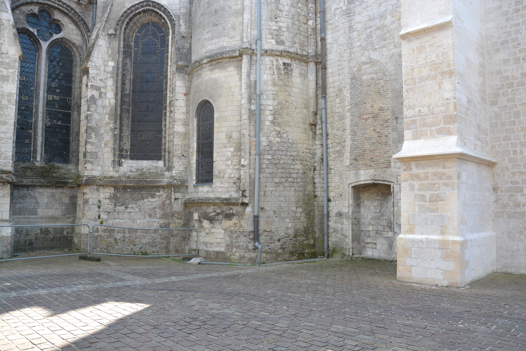 façade chevet-est de Notre-Dame de saint-omer