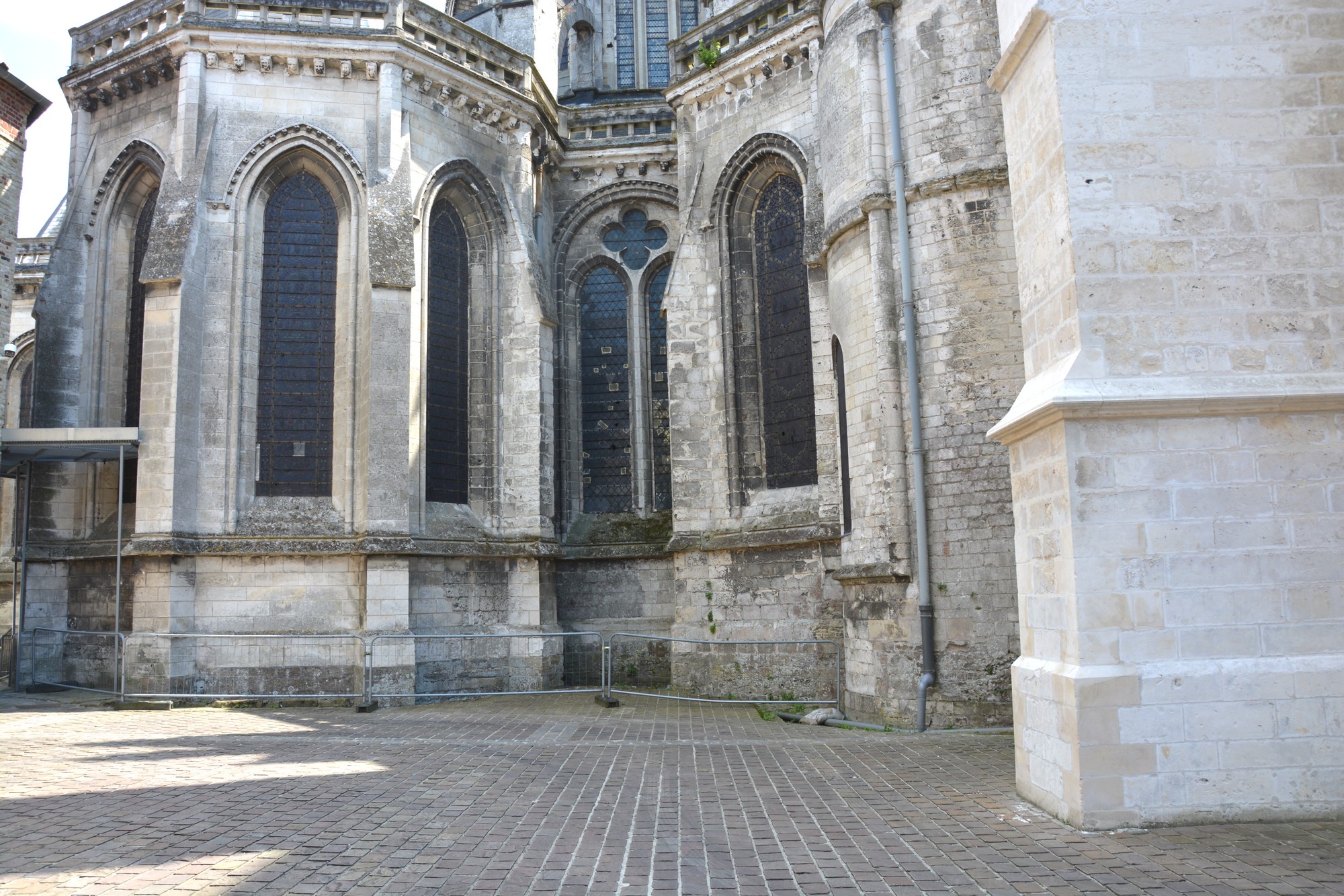 façade chevet-est de Notre-Dame de saint-omer