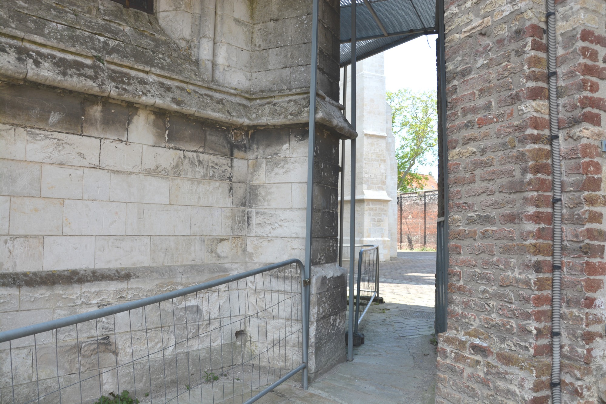 façade chevet-est de Notre-Dame de saint-omer