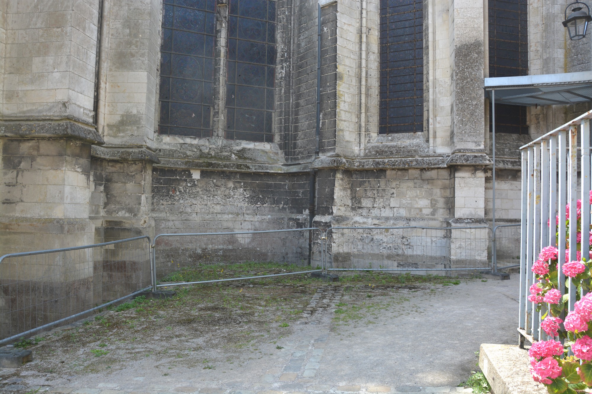 façade chevet-est de Notre-Dame de saint-omer