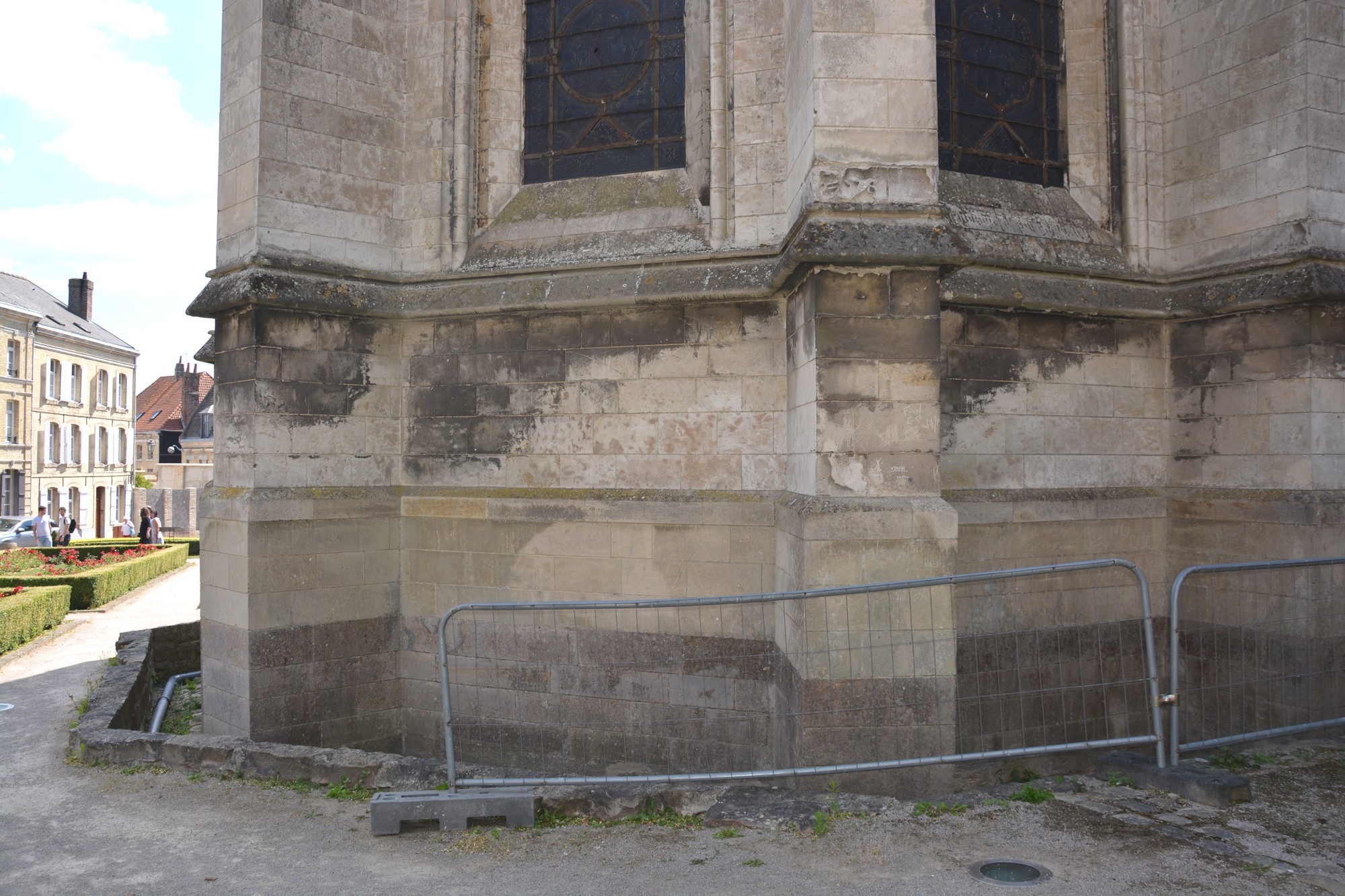 façade chevet-est de Notre-Dame de saint-omer