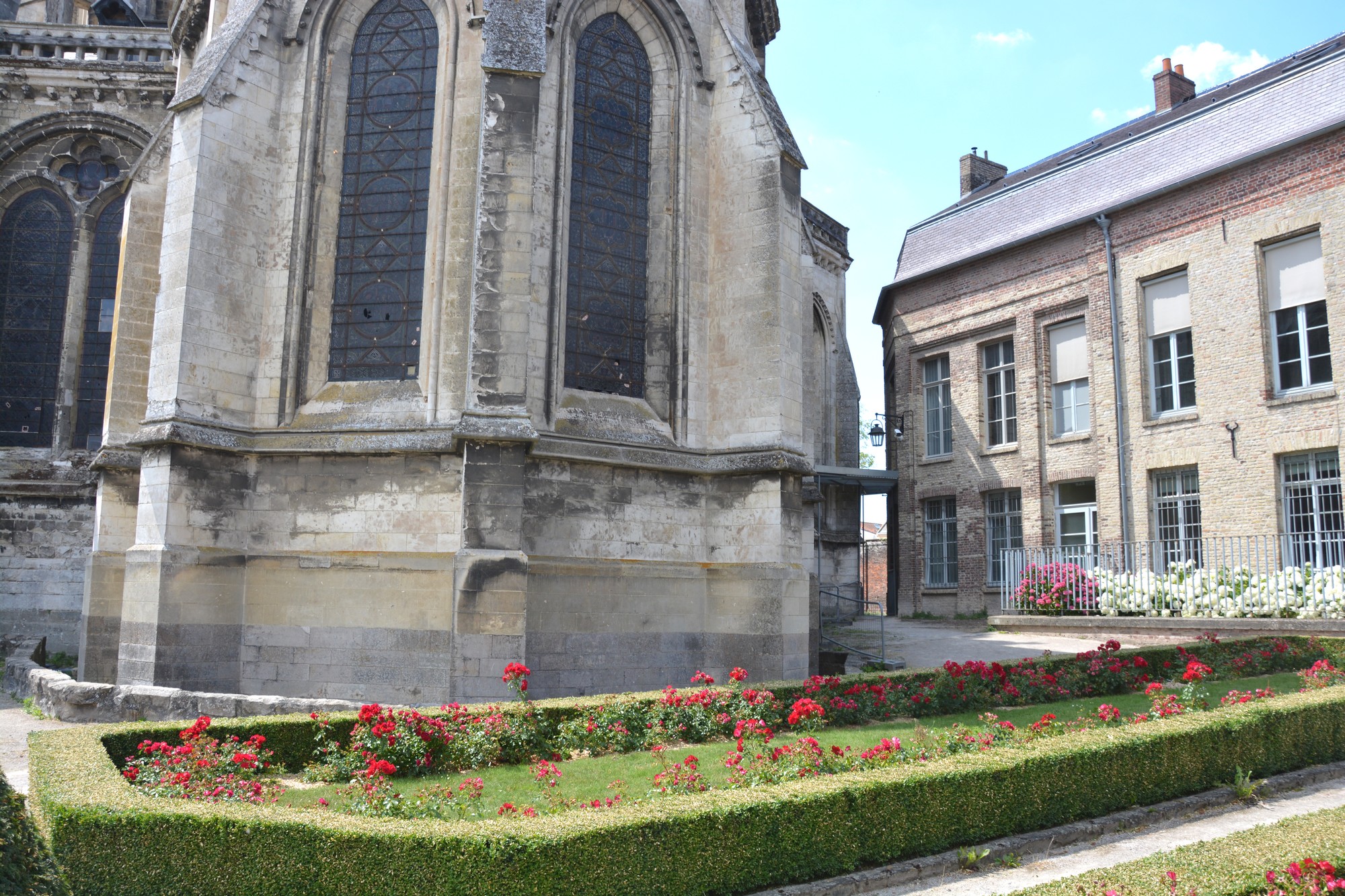 façade chevet-est de Notre-Dame de saint-omer