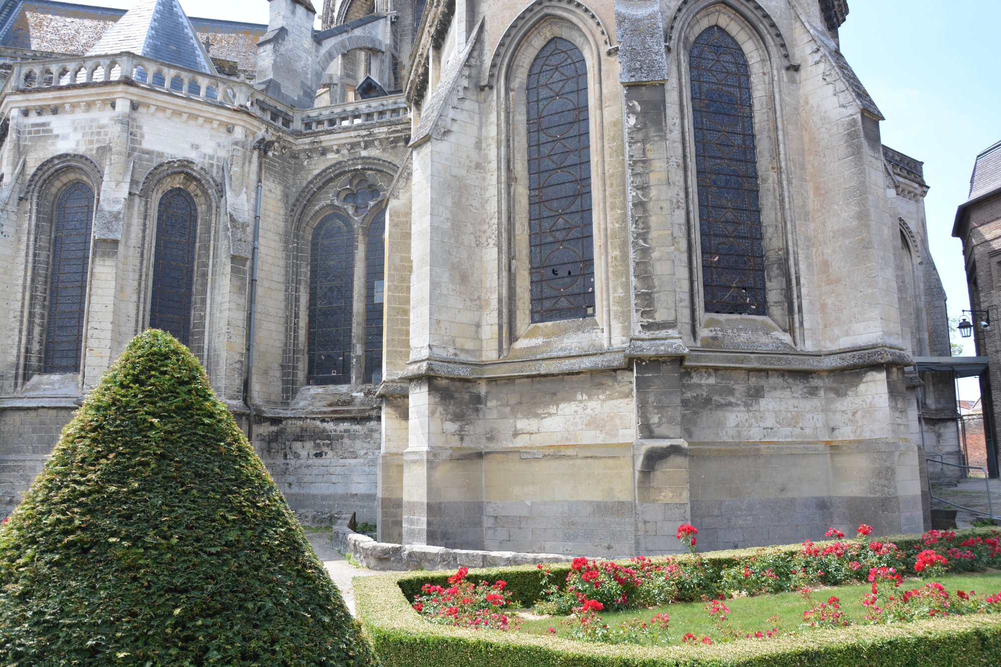 façade chevet-est de Notre-Dame de saint-omer