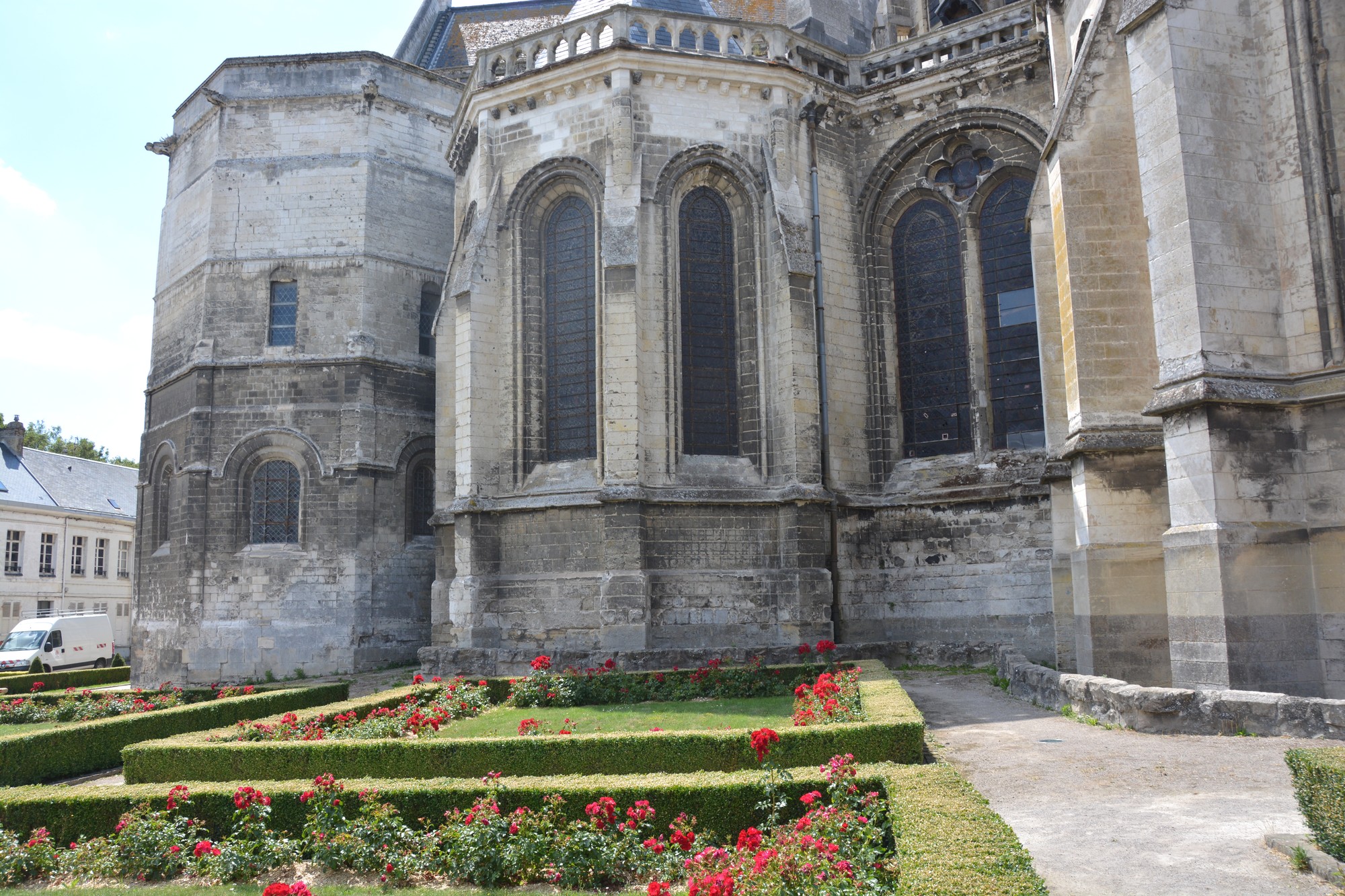 façade chevet-est de Notre-Dame de saint-omer