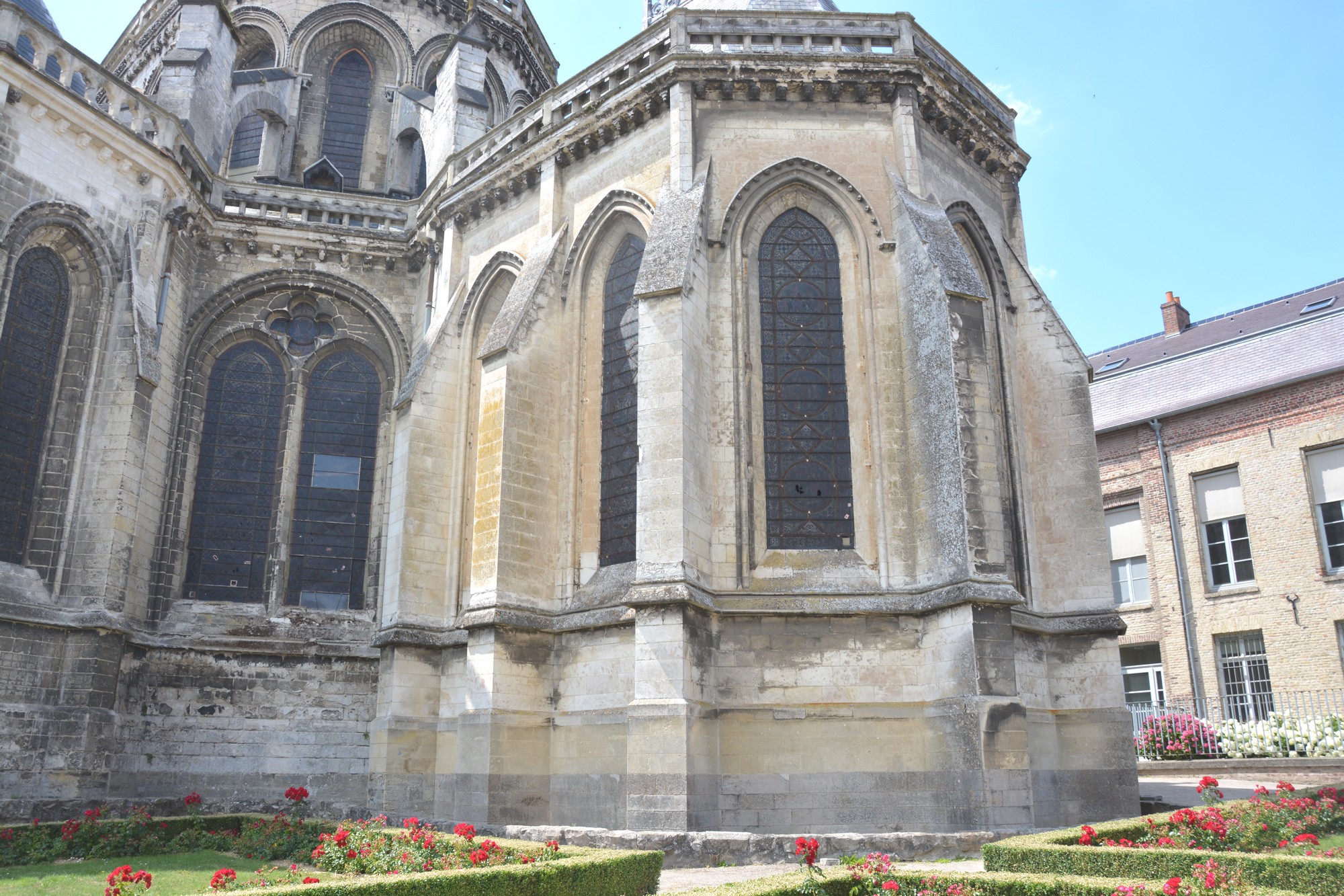 façade chevet-est de Notre-Dame de saint-omer