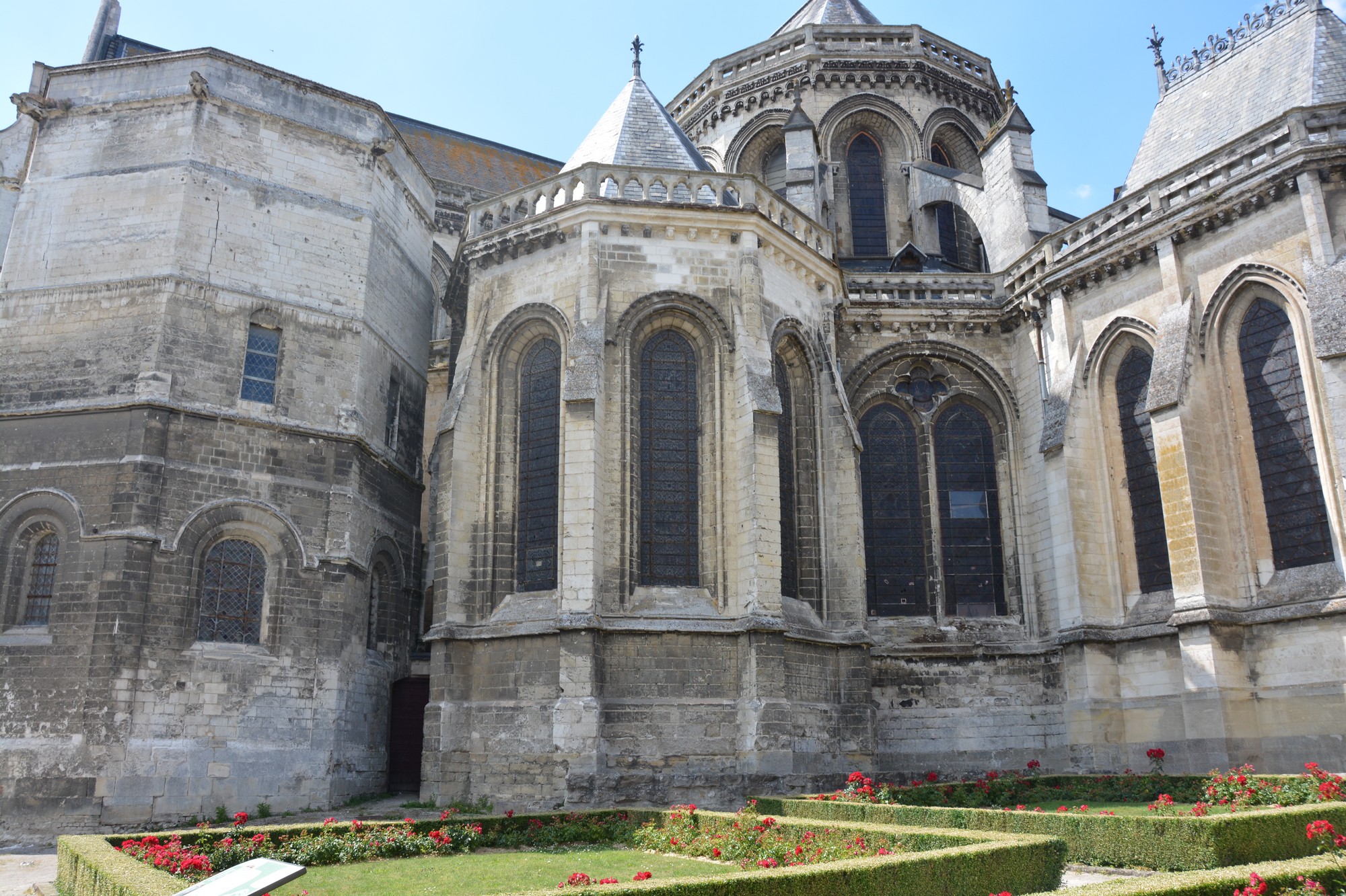 façade chevet-est de Notre-Dame de saint-omer