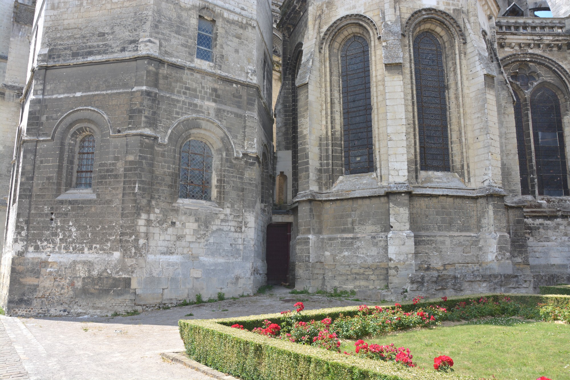 façade chevet-est de Notre-Dame de saint-omer