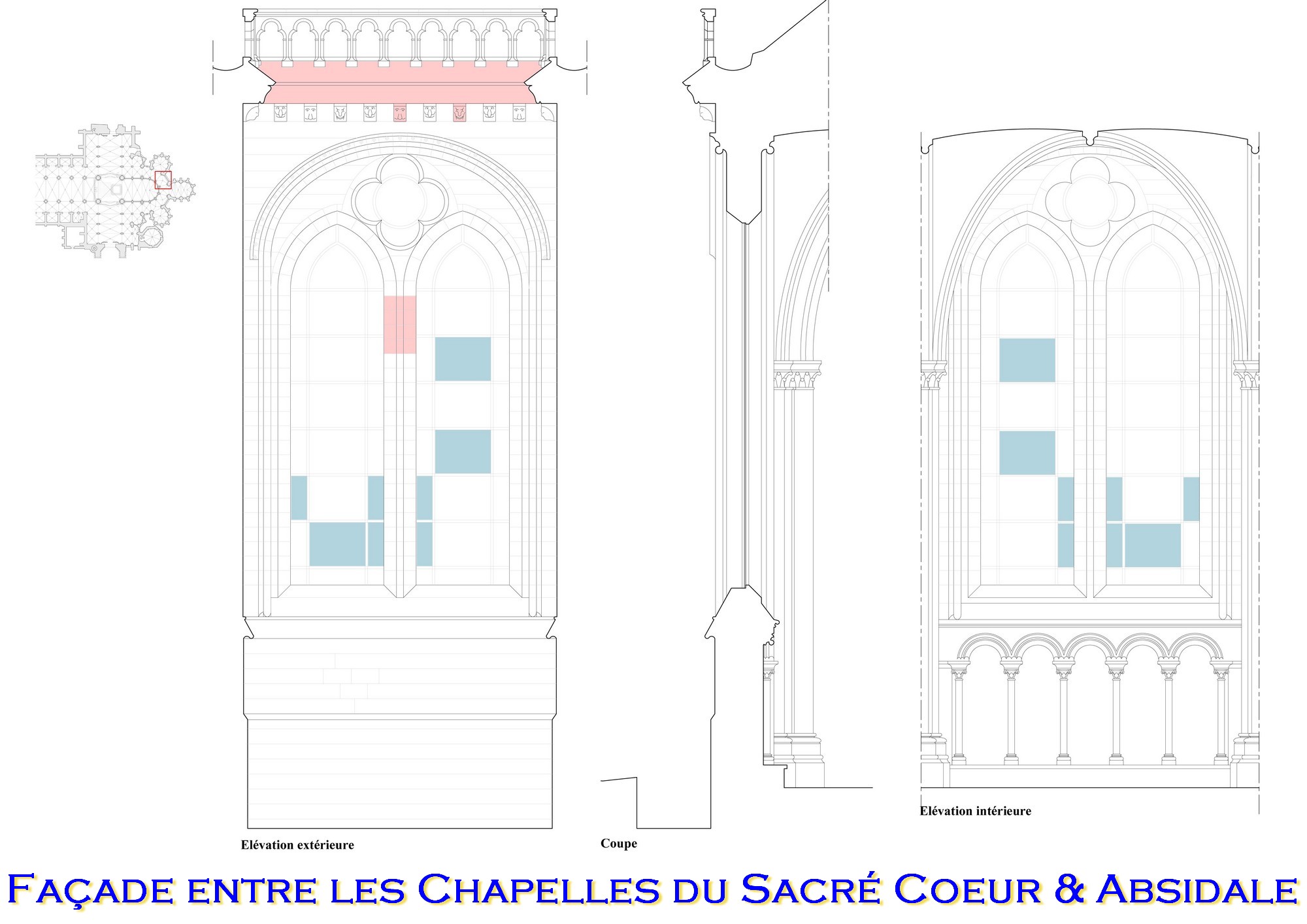 façade-entre-sacre-coeur-et-absidale de Notre-Dame de saint-omer