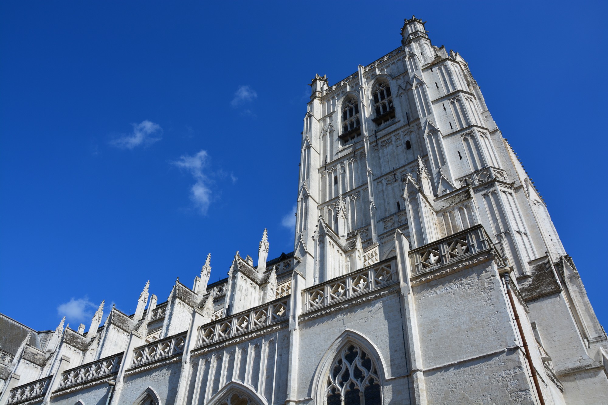 façade nef sud de Notre-Dame de saint-omer