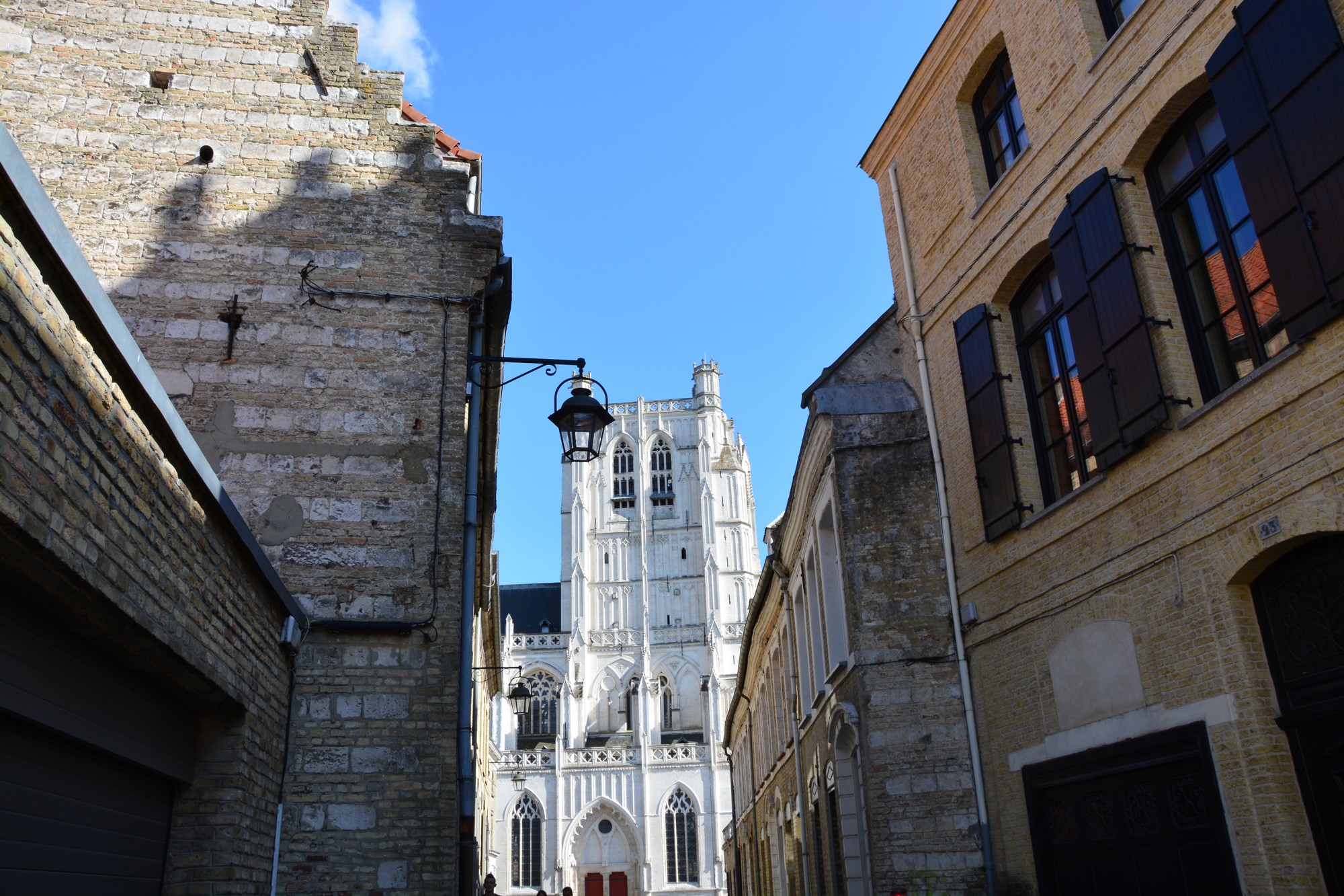 façade nef sud de Notre-Dame de saint-omer