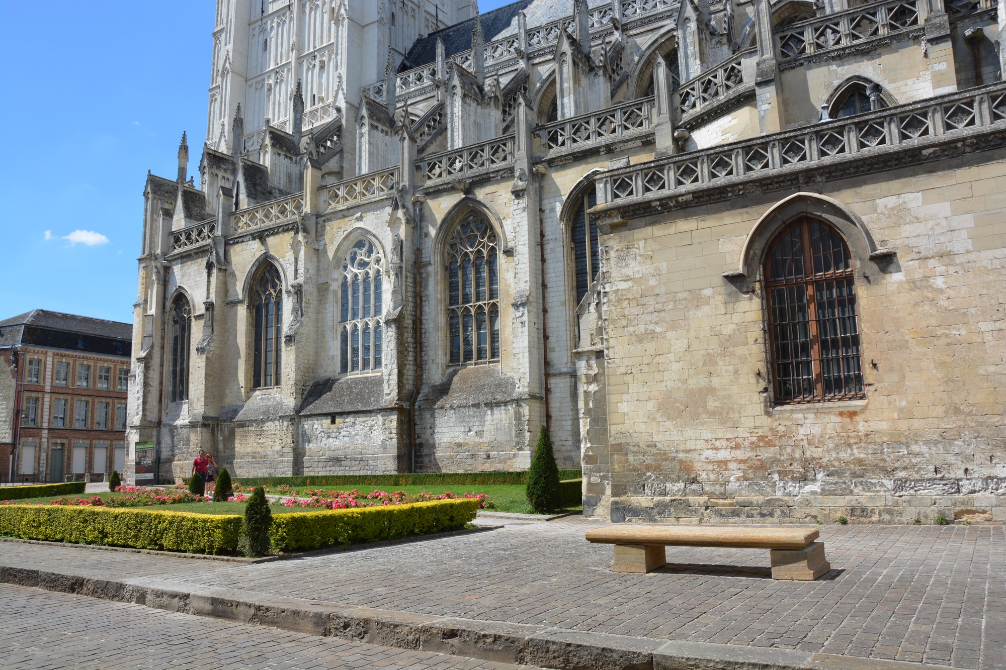 façade nef sud de Notre-Dame de saint-omer