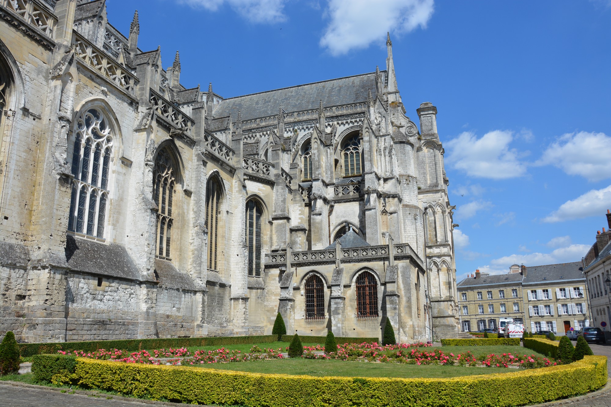 façade nef sud de Notre-Dame de saint-omer