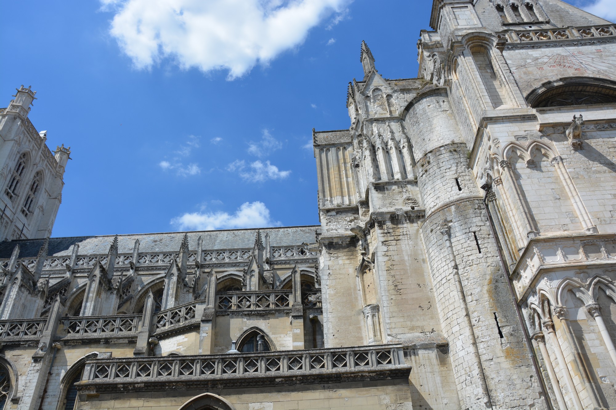 façade nef sud de Notre-Dame de saint-omer