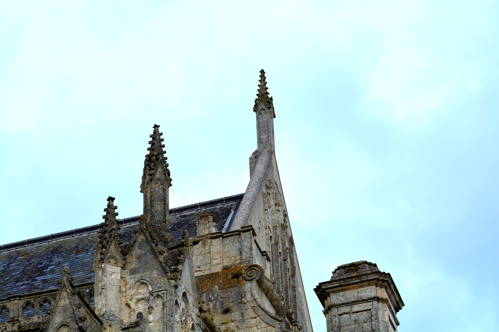 pignon et retours sud  de Notre-Dame de saint-omer