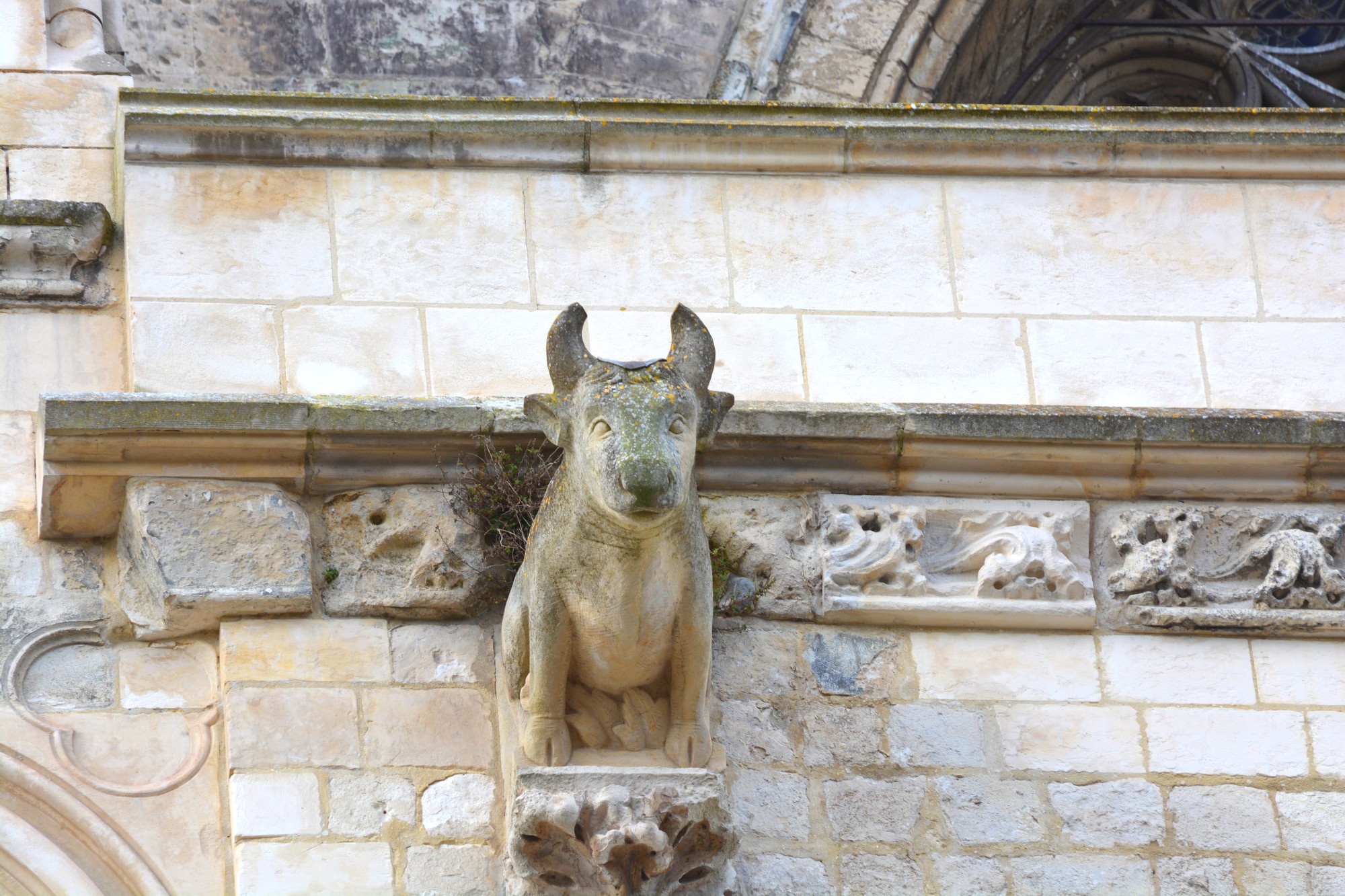 pignon et retours sud  de Notre-Dame de saint-omer