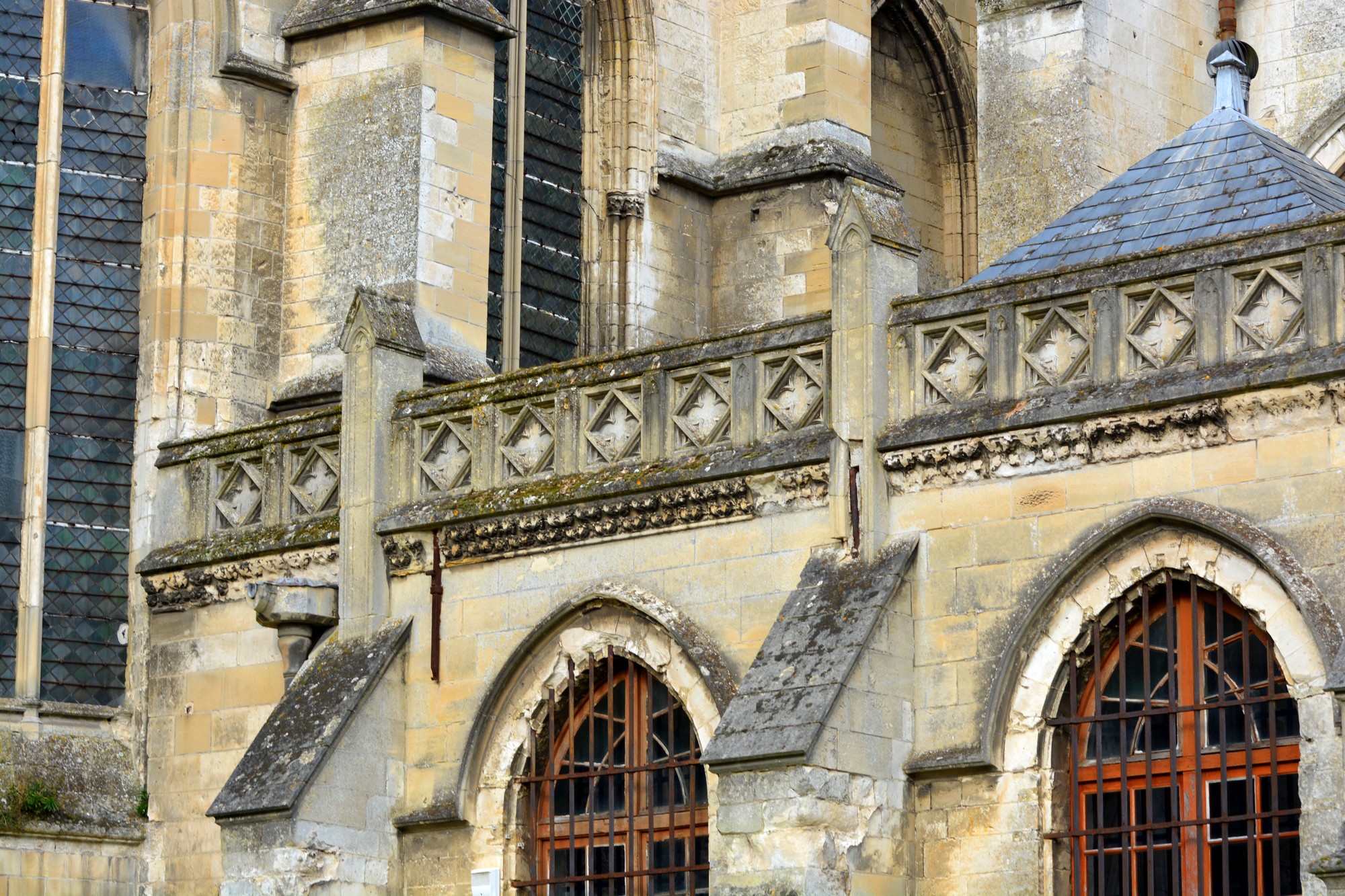 façade nef sud de Notre-Dame de saint-omer