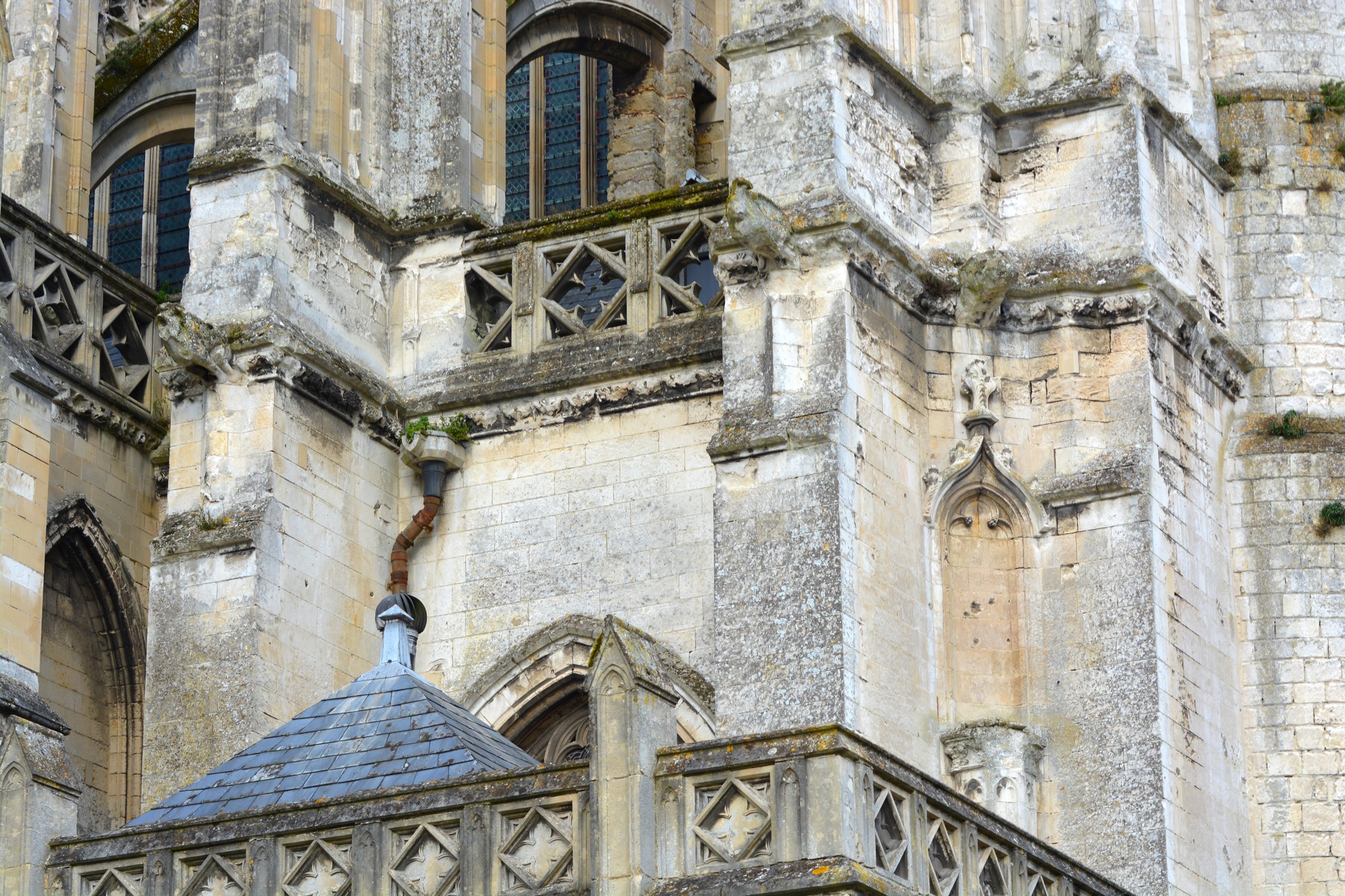 façade nef sud de Notre-Dame de saint-omer