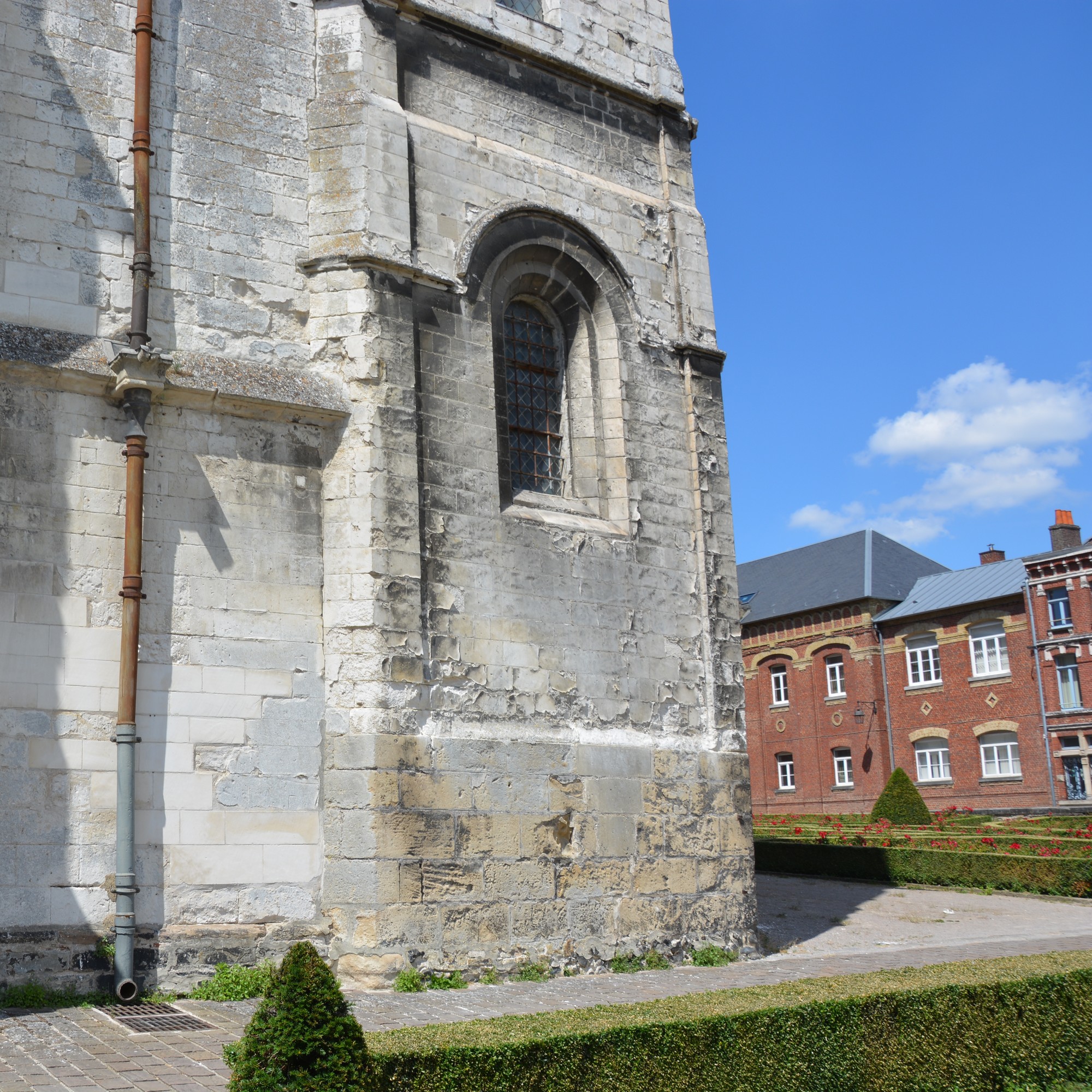 façade Tour octogonale de Notre-Dame de saint-omer