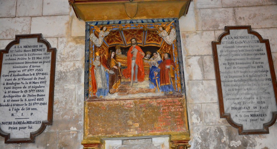 haut relief - Cathédrale de Saint-Omer